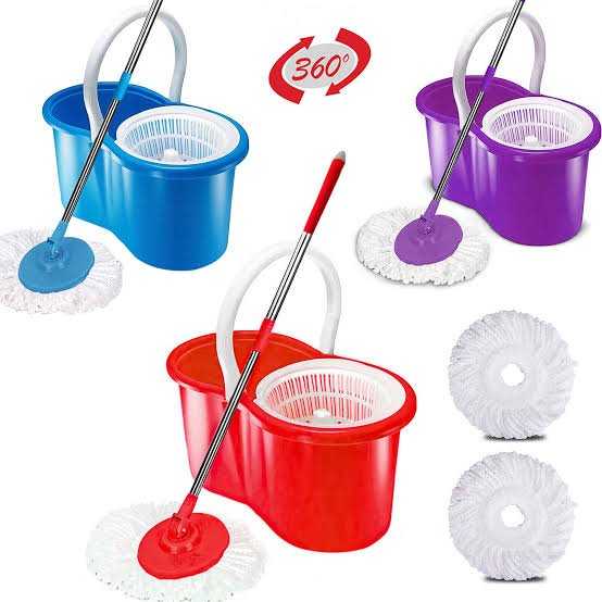 Easy Spin Mop with Plastic Strainer – Convenient Floor Cleaning Mop for Home in Pakistan