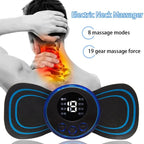 Mini Body Massager – Portable Rechargeable EMS Muscle Stimulator for Neck, Shoulder & Back Pain Relief | Stylo Choice