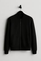 Premium Zipper Jacket for Men – French Fleece Winter Jacket with Full Zip Closure | Stylish Casual Wear | Stylo Choice