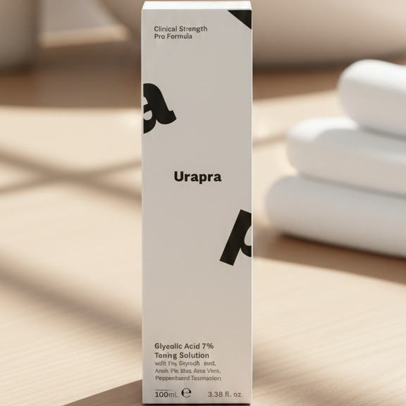 Urapra Glycolic Acid 7% Toning Solution 100ML – Gentle Exfoliating Face Toner for Brighter & Smoother Skin | Stylo Choice