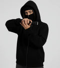 Balaclava Hoodie for Men in Pakistan – Premium Full Face Mask Winter Hoodie | Ninja Style Streetwear | Stylo Choice