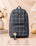 Premium Grid Design Backpack for Students – Lightweight School & College Backpack | Stylo Choice