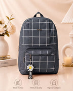 Premium Grid Design Backpack for Students – Lightweight School & College Backpack | Stylo Choice
