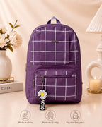 Premium Grid Design Backpack for Students – Lightweight School & College Backpack | Stylo Choice