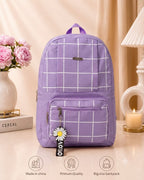Premium Grid Design Backpack for Students – Lightweight School & College Backpack | Stylo Choice