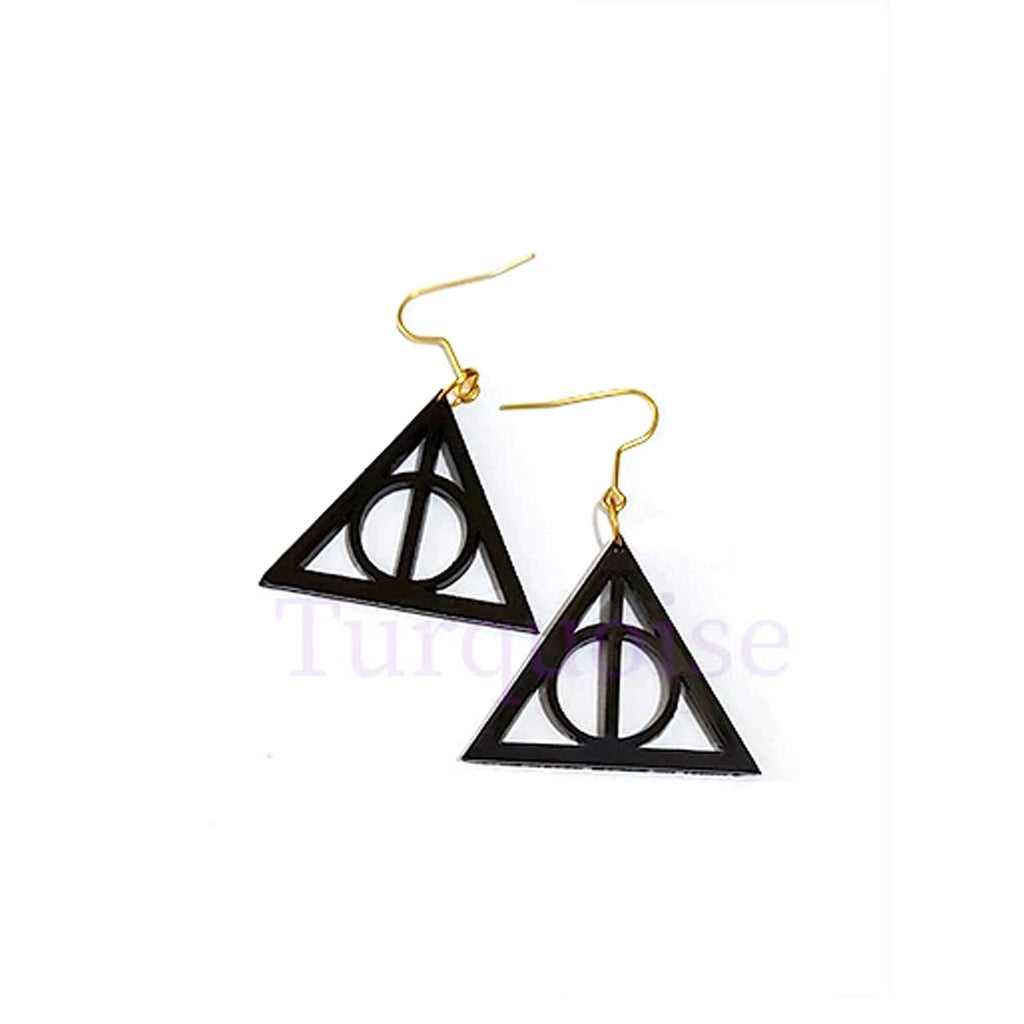 Harry Potter Logo Lightweight Earrings – Magical Fandom Earrings for Women & Girls | Stylo Choice