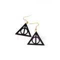 Harry Potter Logo Lightweight Earrings – Magical Fandom Earrings for Women & Girls | Stylo Choice