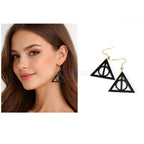Harry Potter Logo Lightweight Earrings – Magical Fandom Earrings for Women & Girls | Stylo Choice