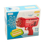 Feast Boom Bubble Gun for Kids | Automatic Bubble Blaster Toy with Lights | Fun Outdoor Bubble Machine | Stylo Choice