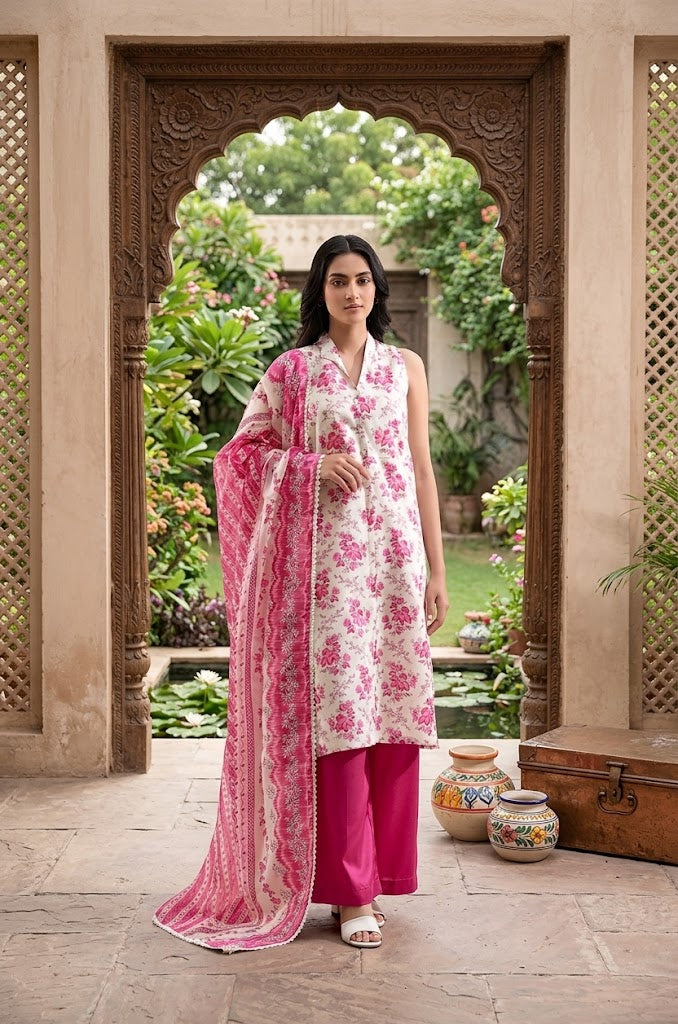 Stylo Premium 3-Piece Printed Lawn Suit – Unstitched Summer Collection
