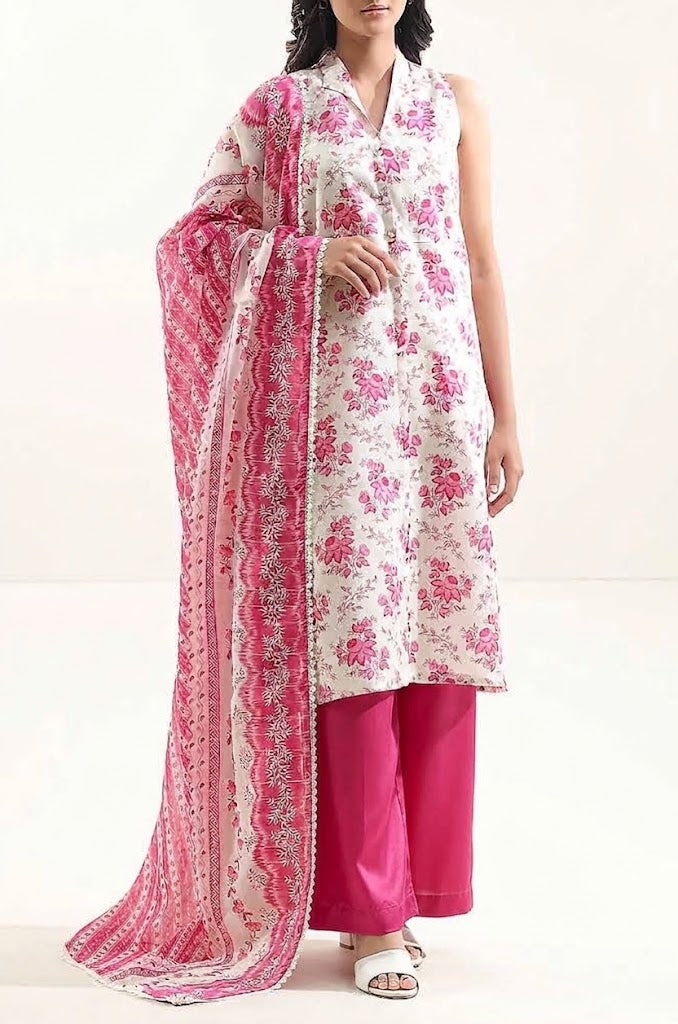 Stylo Premium 3-Piece Printed Lawn Suit – Unstitched Summer Collection