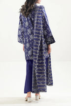 Saya Midnight Flora 3-Piece Printed Lawn Suit – Unstitched Summer Collection for Women | Stylo Choice