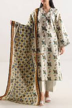 Saya Premium 3-Piece Printed Lawn Suit – Unstitched Summer Collection for Women