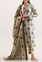 Saya Premium 3-Piece Printed Lawn Suit – Unstitched Summer Collection for Women