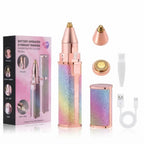 Portable Facial Hair Remover Machine – Glitter Design for Women | Painless Face Hair Removal Device | Stylo Choice