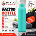 Premium Matte Water Bottle 500ml – Leakproof Stainless Steel Insulated Bottle | Stylo Choice