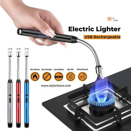 🔥 Original Imported USB Rechargeable Electric Arc Lighter, Flameless and Windproof Technology | 30% OFF For Today Only