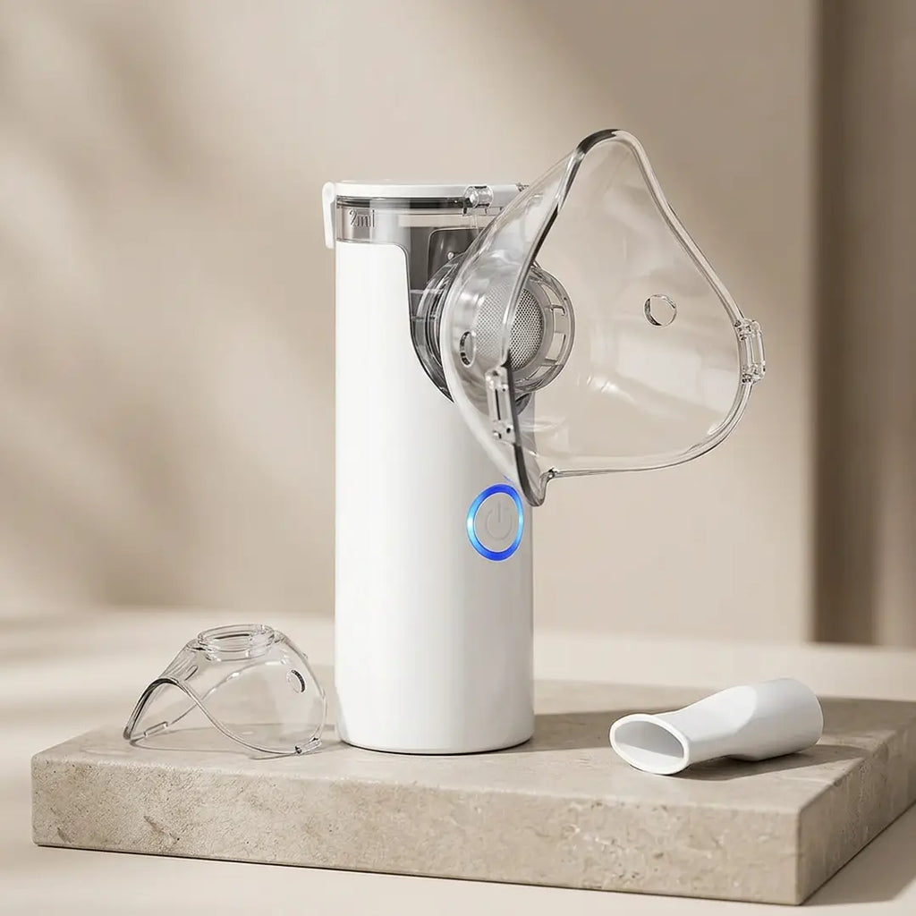 Portable Nebulizer for Adults & Kids – Rechargeable Mesh Nebulizer Machine