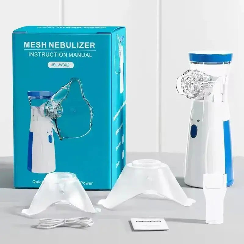 Portable Nebulizer for Adults & Kids – Rechargeable Mesh Nebulizer Machine