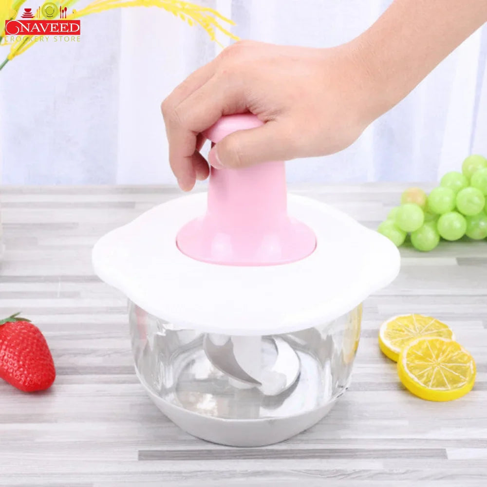 Manual Hand Push Vegetable Chopper