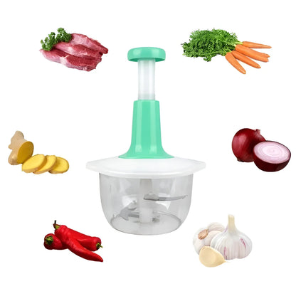 Manual Hand Push Vegetable Chopper